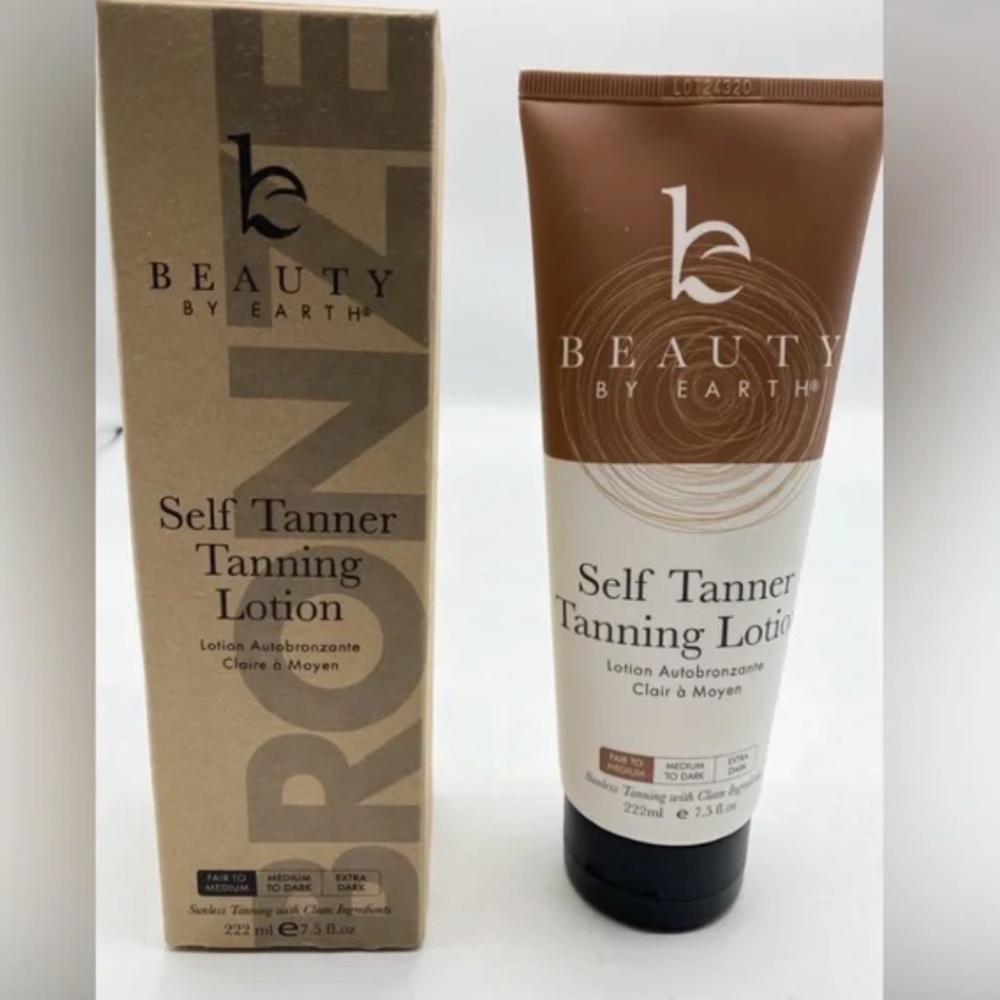 Brand new organic self tanning lotion beauty by earth